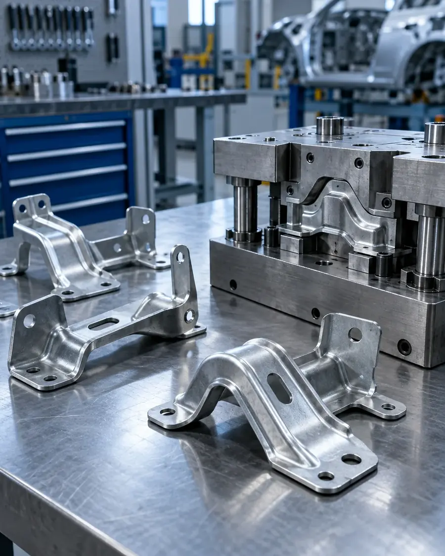 Prototype stampings formed in soft tooling